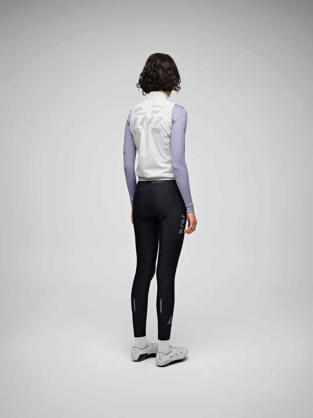 MAAP Women's Drome Atmos Vest White｜防水透湿・超軽量パッカブル レディースサイクルベスト｜CYCLISM