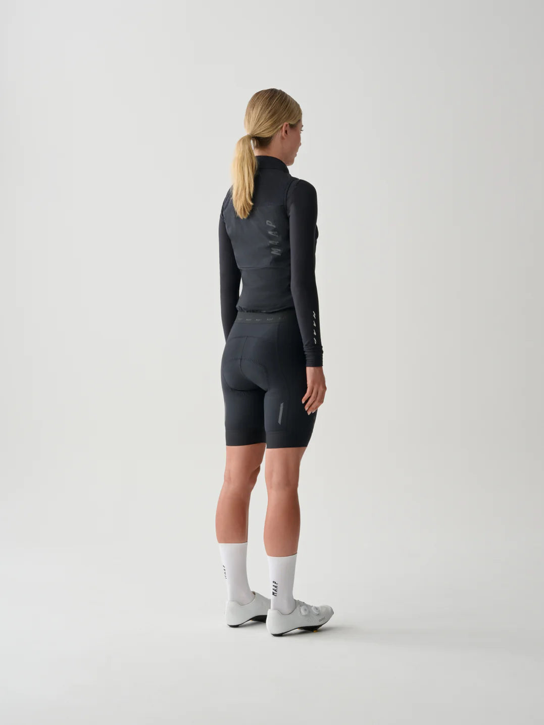 MAAP Women&#39;s Flow Insulated Vest Jet Black ｜冬用レディースサイクルベスト｜CYCLISM