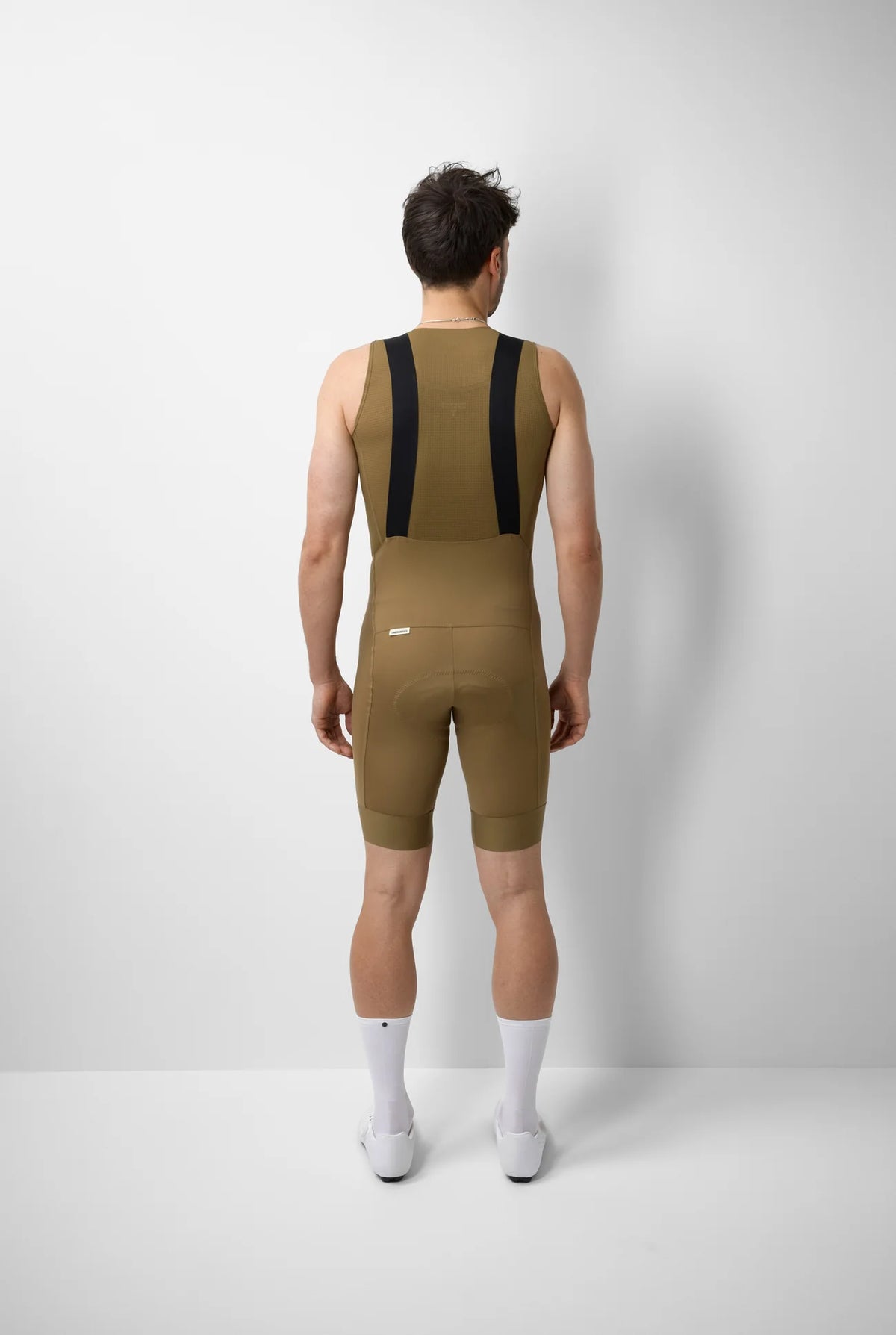 FINGERSCROSSED メンズ サイクル ベースレイヤー（ライトブラウン）｜Walnut 速乾メッシュ｜CYCLISM