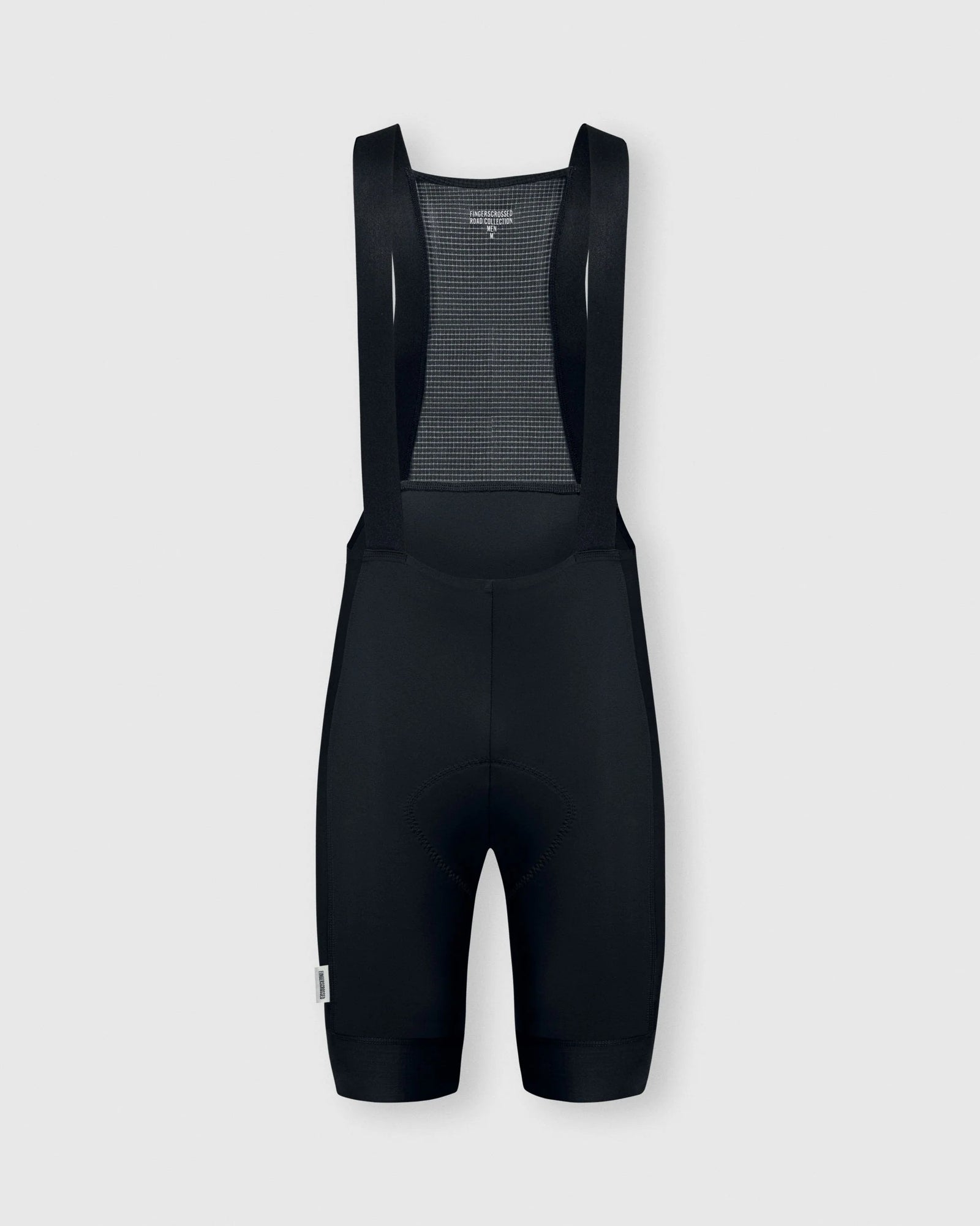 FINGERSCROSSED メンズ ビブショーツ ブラック｜4Way ストレッチ｜CYCLISM