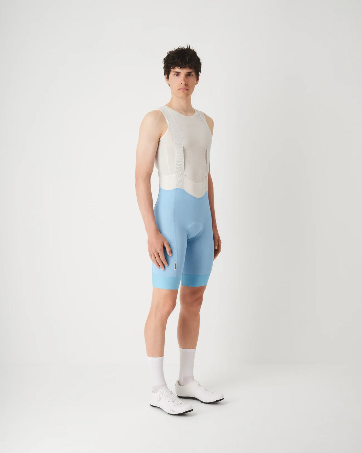 FINGERSCROSSED ROAD Bib Light Men Plus+ Himmelblau 限定 メンズ ビブショーツ