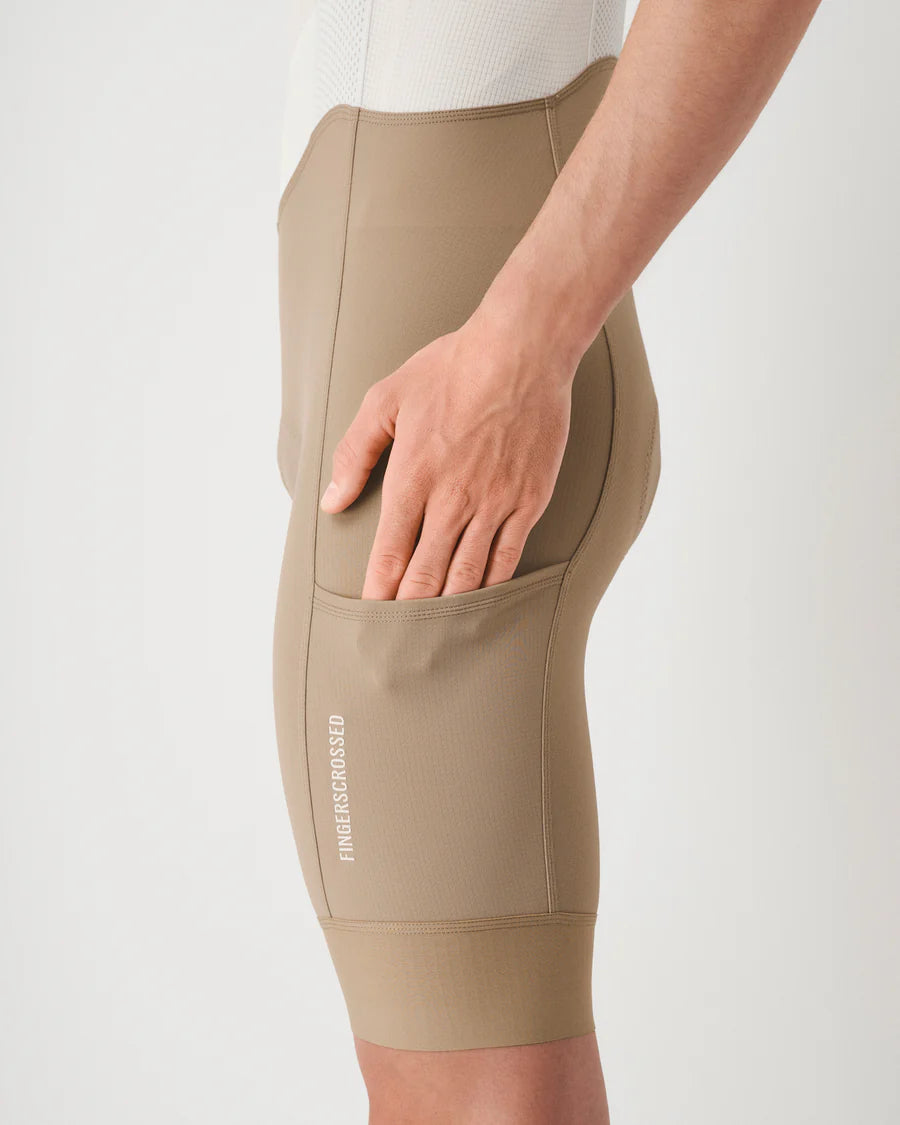 FINGERSCROSSED ROAD Bib Light Men Sand メンズ ビブショーツ | CYCLISM