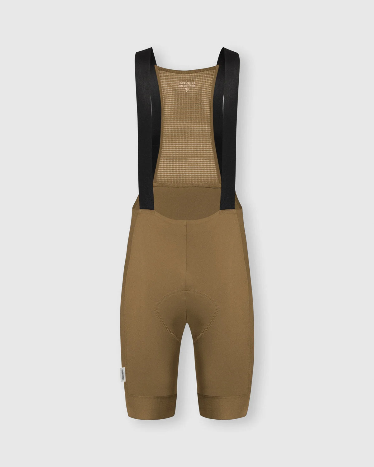 FINGERSCROSSED #ROAD Bib Men Walnut （ライトブラウン）| メンズ ビブショーツ（サイクルビブ）