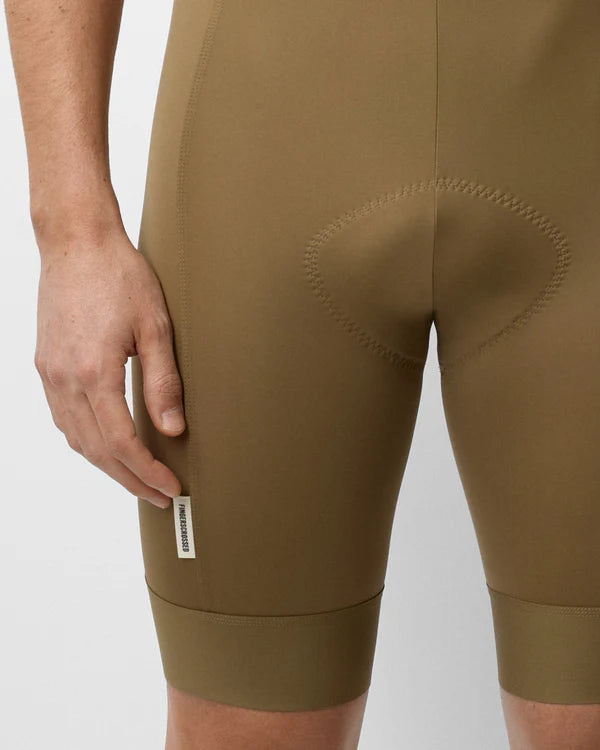 FINGERSCROSSED #ROAD Bib Men Walnut （ライトブラウン）| メンズ ビブショーツ（サイクルビブ）