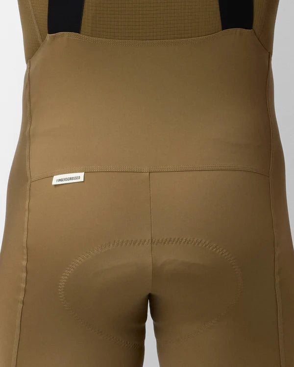 FINGERSCROSSED #ROAD Bib Men Walnut （ライトブラウン）| メンズ ビブショーツ（サイクルビブ）
