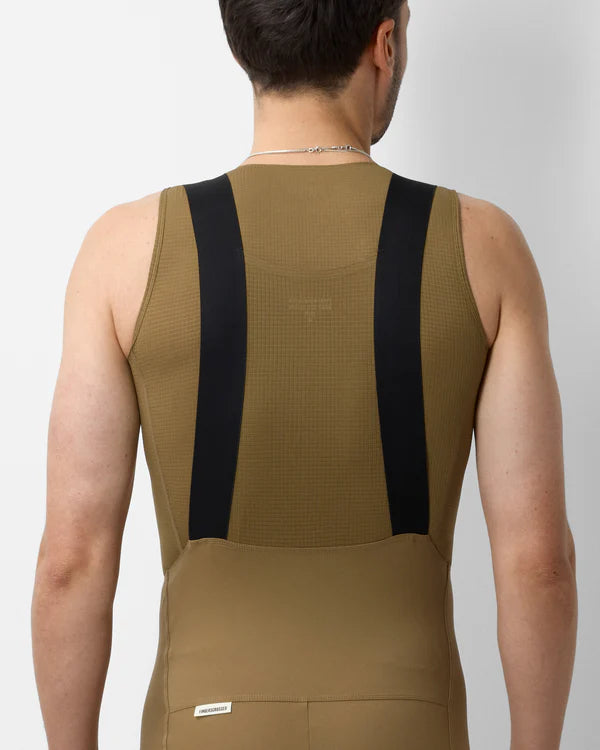 FINGERSCROSSED #ROAD Bib Men Walnut （ライトブラウン）| メンズ ビブショーツ（サイクルビブ）