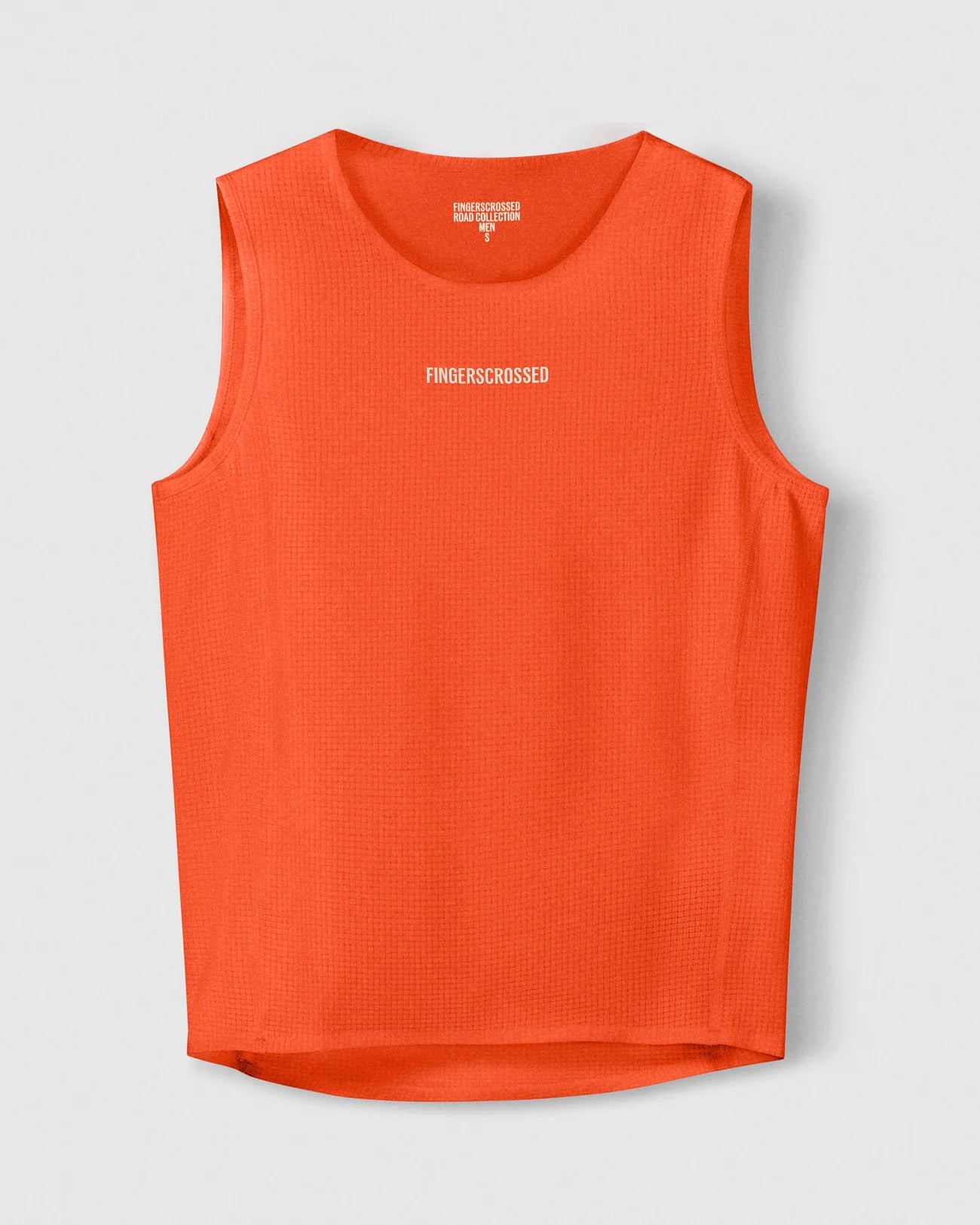 FINGERSCROSSED メンズ サイクル ベースレイヤー （レード）｜Poppy Red 速乾メッシュ｜CYCLISM