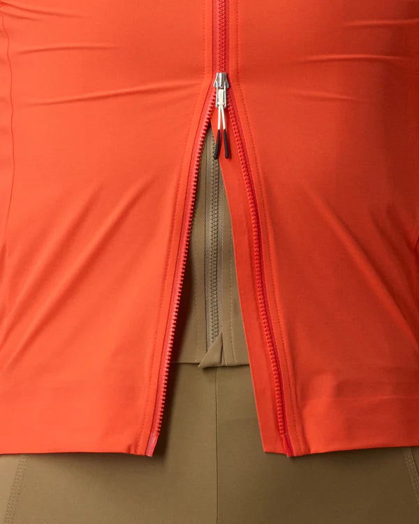 FINGERSCROSSED #ROAD Wind Jacket Men Poppy Red | メンズ サイクル ウィンドジャケット