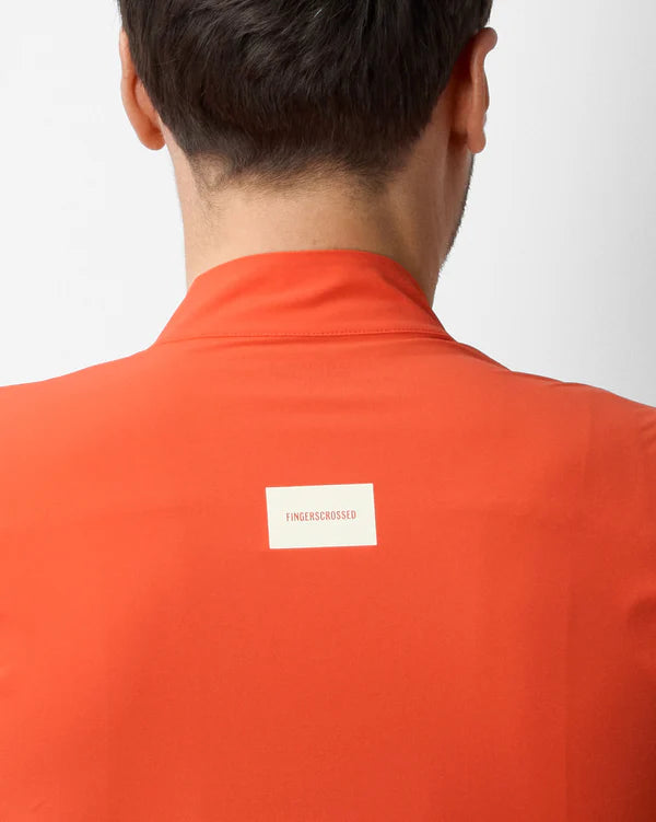 FINGERSCROSSED #ROAD Wind Jacket Men Poppy Red | メンズ サイクル ウィンドジャケット