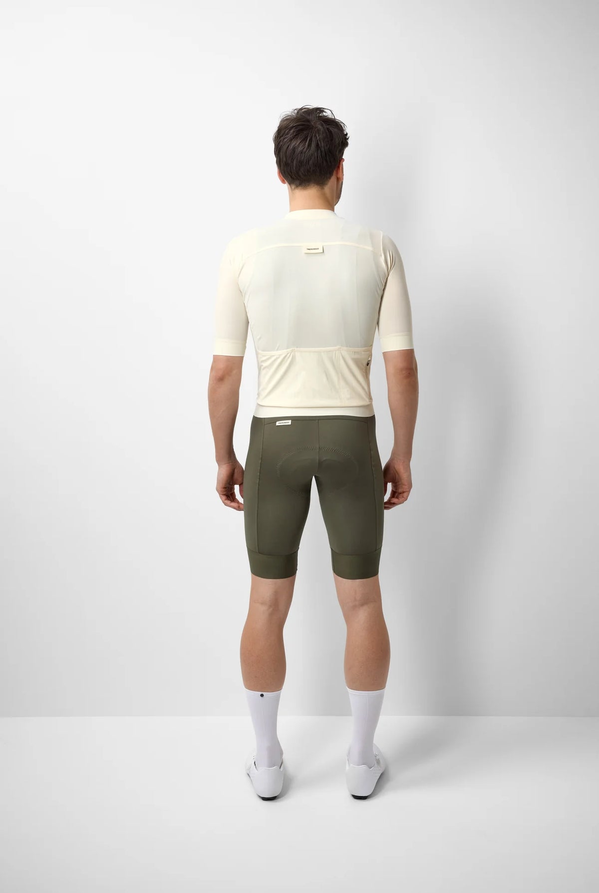 FINGERSCROSSED #ROAD Jersey Men Antique Cream（クリーム）| メンズ 半袖ロードジャージ 