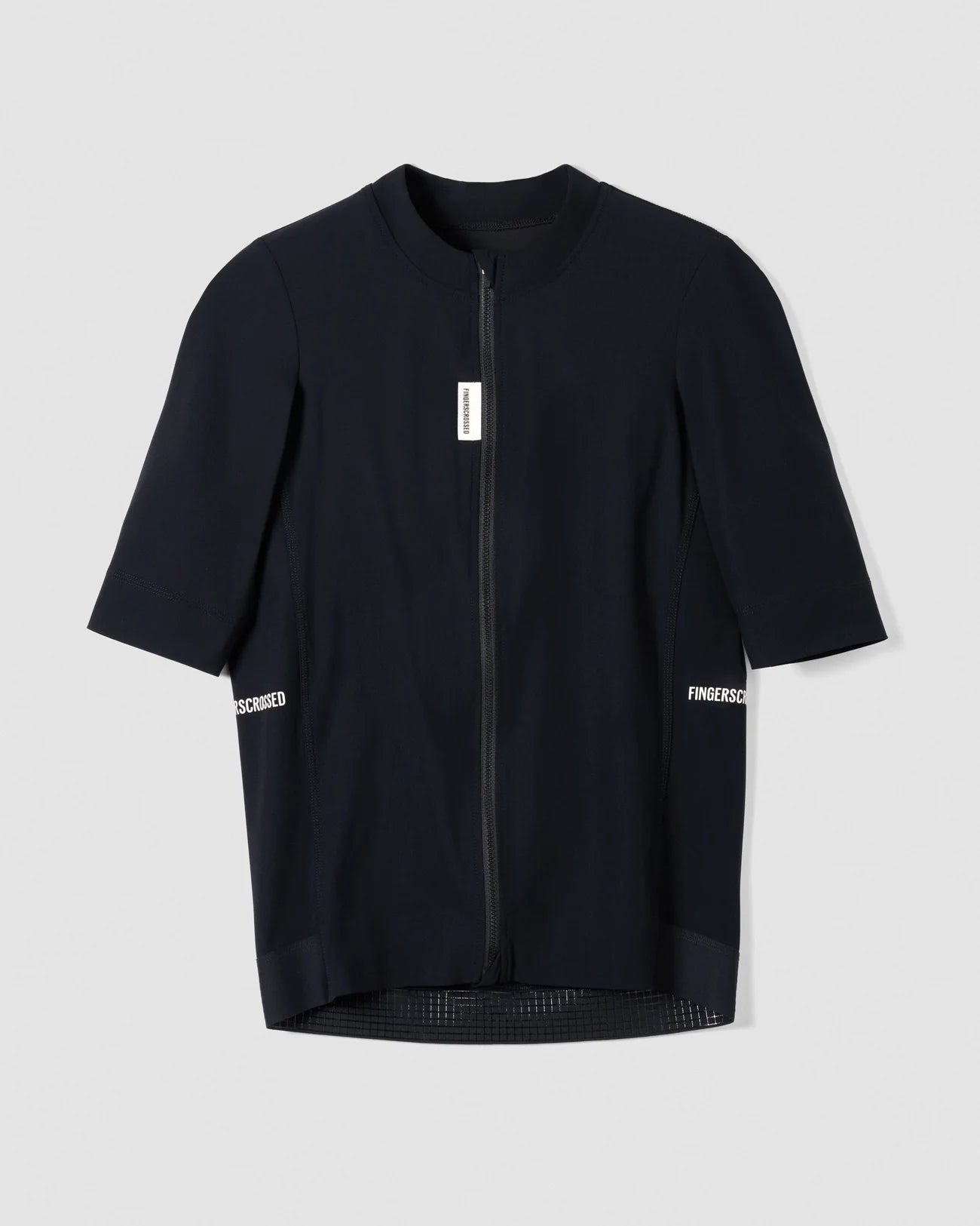 FINGERSCROSSED ROAD メンズ サイクルジャージ ブラック｜速乾4Wayストレッチ｜CYCLISM