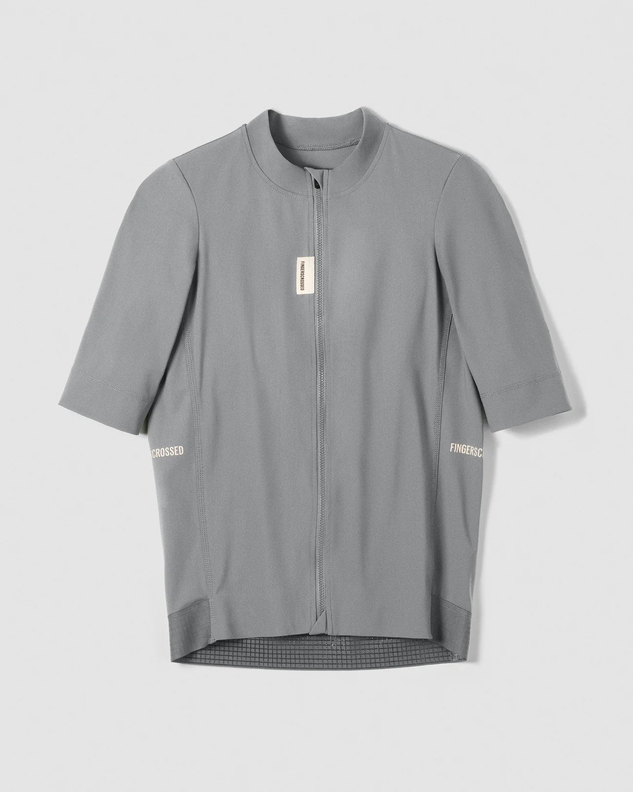 FINGERSCROSSED #ROAD Jersey Men Morning Fog（グレー）| メンズ 半袖ロードジャージ 