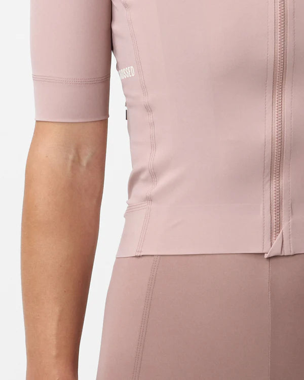 FINGERSCROSSED #ROAD Jersey Women Silent Mauve（モーブ）| ウィメンズ 半袖ロードジャージ 