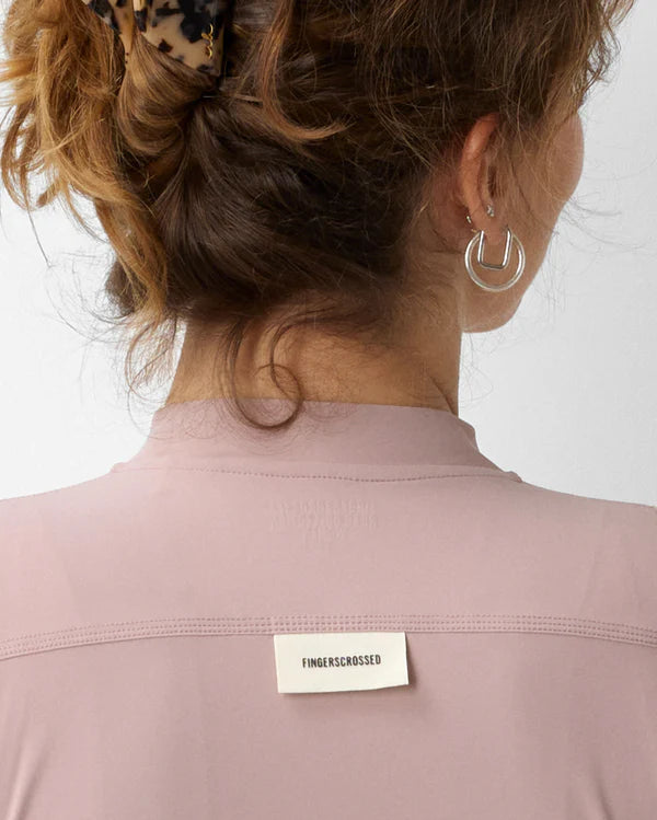 FINGERSCROSSED #ROAD Jersey Women Silent Mauve（モーブ）| ウィメンズ 半袖ロードジャージ 