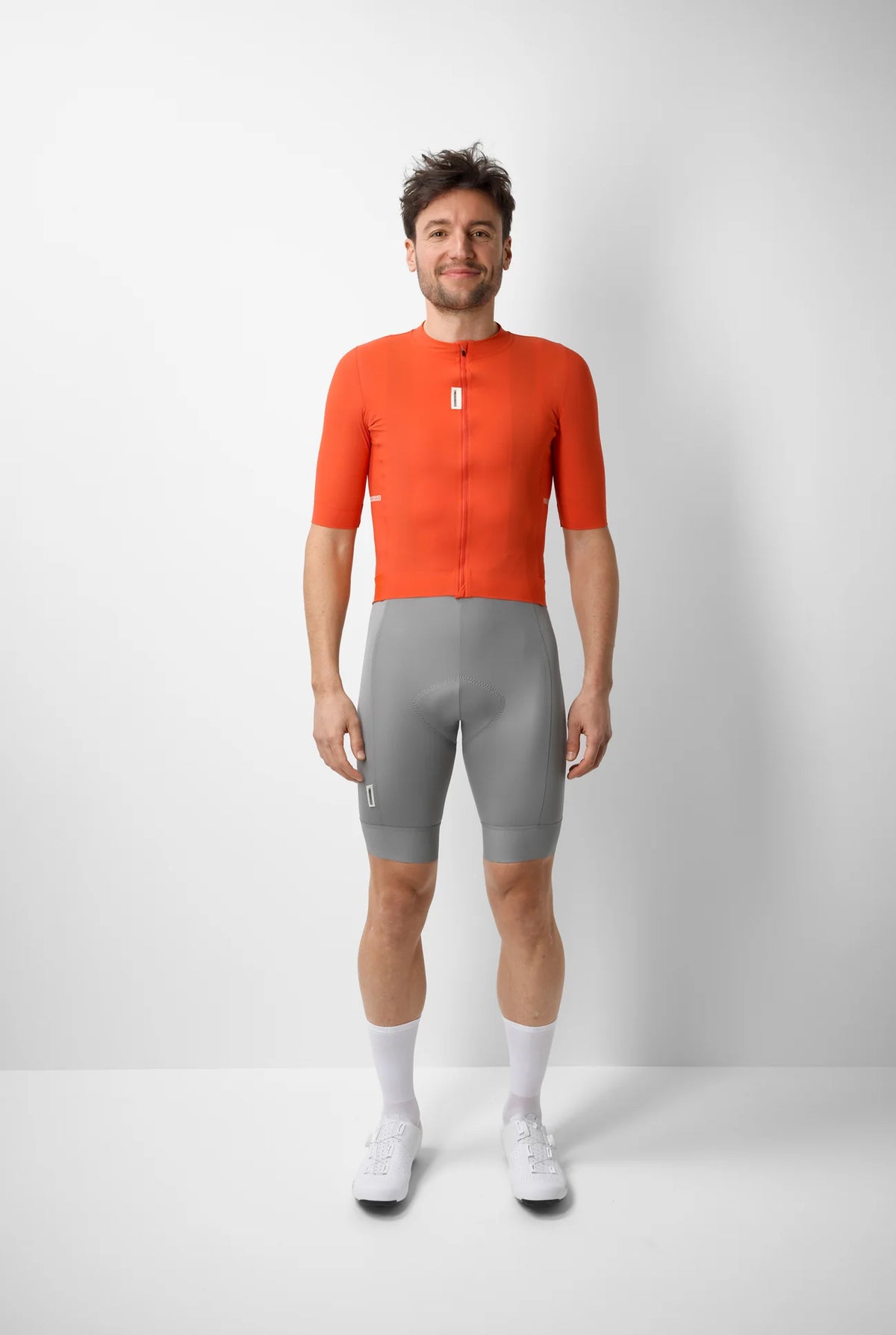 FINGERSCROSSED #ROAD Jersey Men Poppy Red（レード）| メンズ 半袖ロードジャージ 