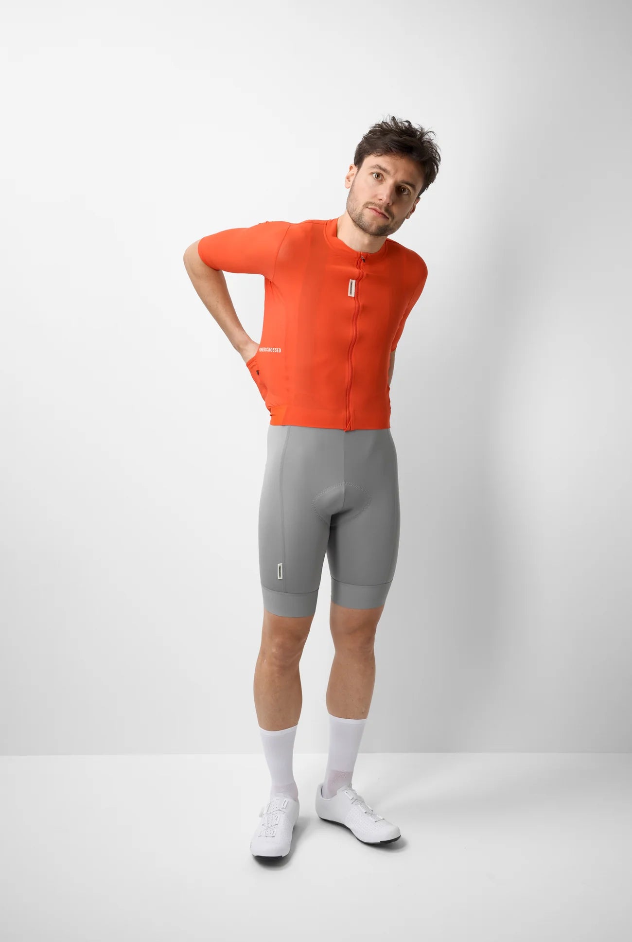 FINGERSCROSSED #ROAD Jersey Men Poppy Red（レード）| メンズ 半袖ロードジャージ