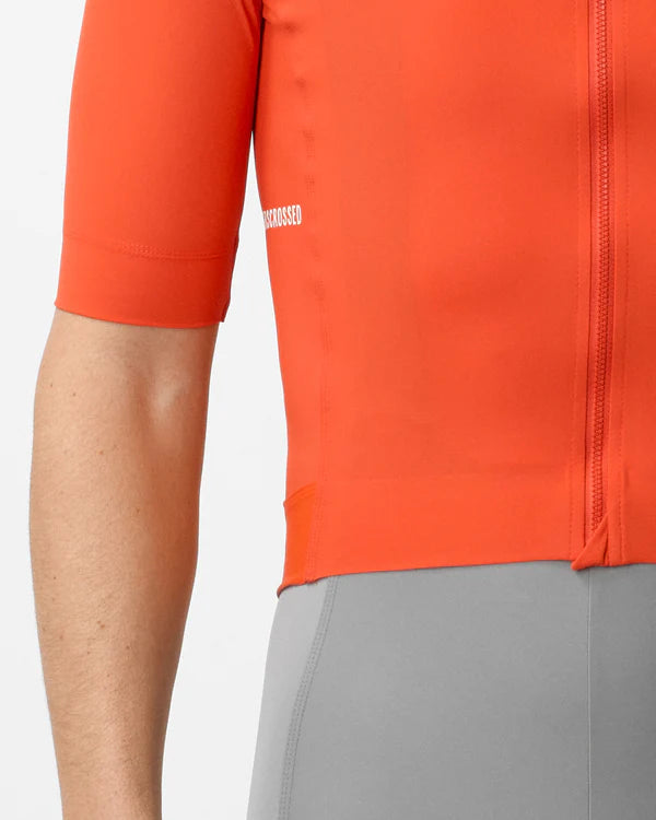 FINGERSCROSSED #ROAD Jersey Men Poppy Red（レード）| メンズ 半袖ロードジャージ 