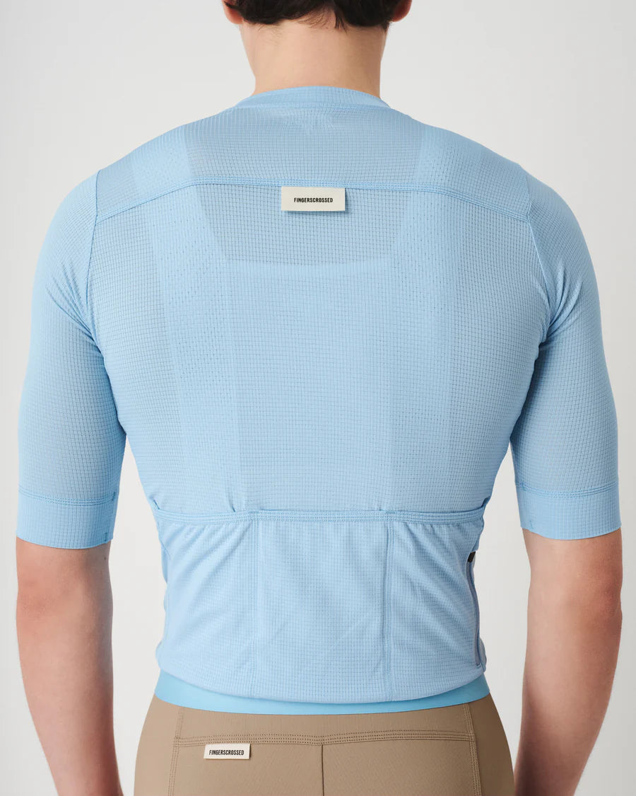 FINGERSCROSSED ROAD Jersey Super Light Men Himmelblau メンズ サイクルジャージ | CYCLISM