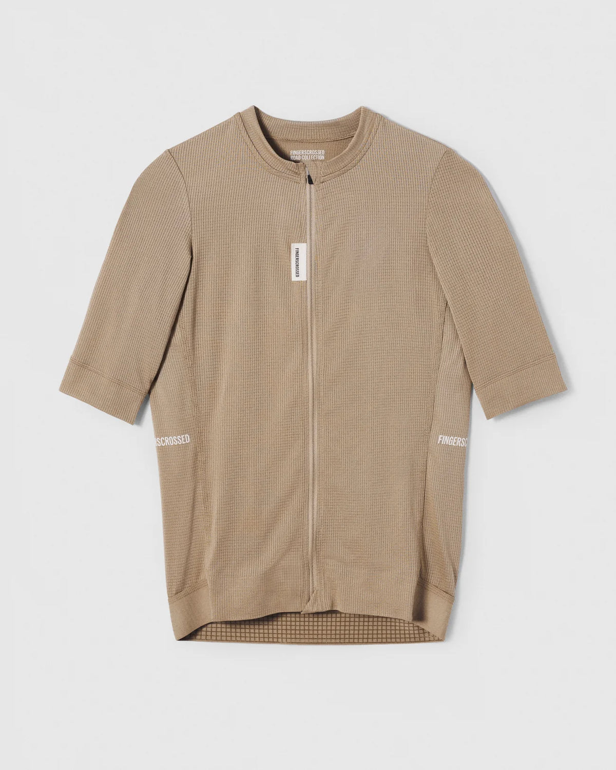 FINGERSCROSSED ROAD Jersey Super Light Men Sand メンズ サイクルジャージ | CYCLISM