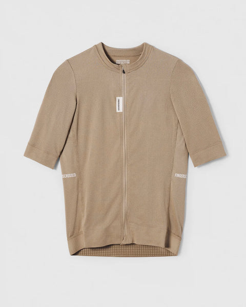 SUAREZ サイクルジャージ プロ　男性用M ベージュ FINGERSCROSSED ROAD Jersey Super Light Men Sand メンズ サイクル