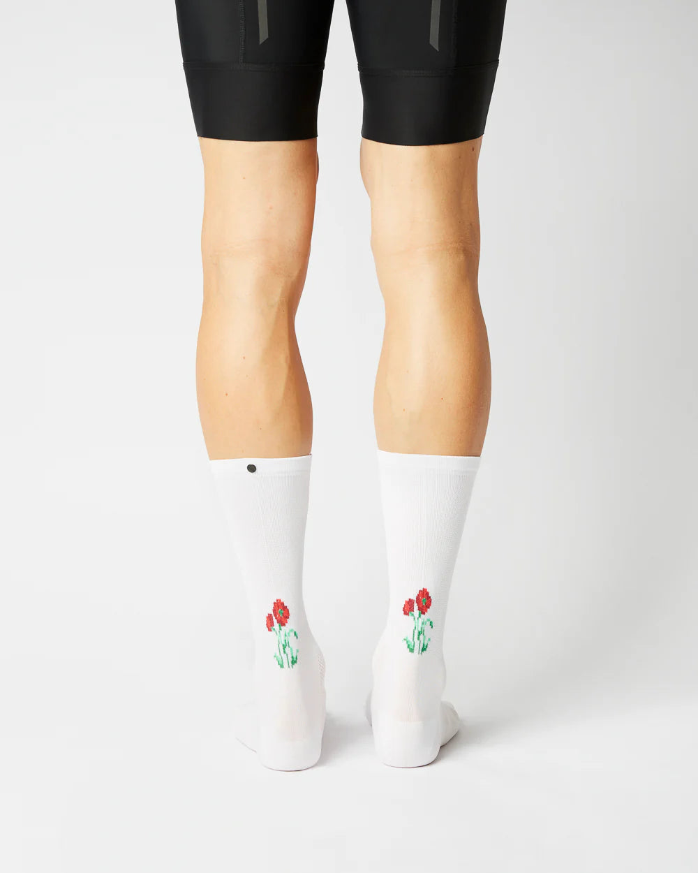 Fingerscrossed サイクルソックス ホワイト #Classic Souvenir Mohn | CYCLISM