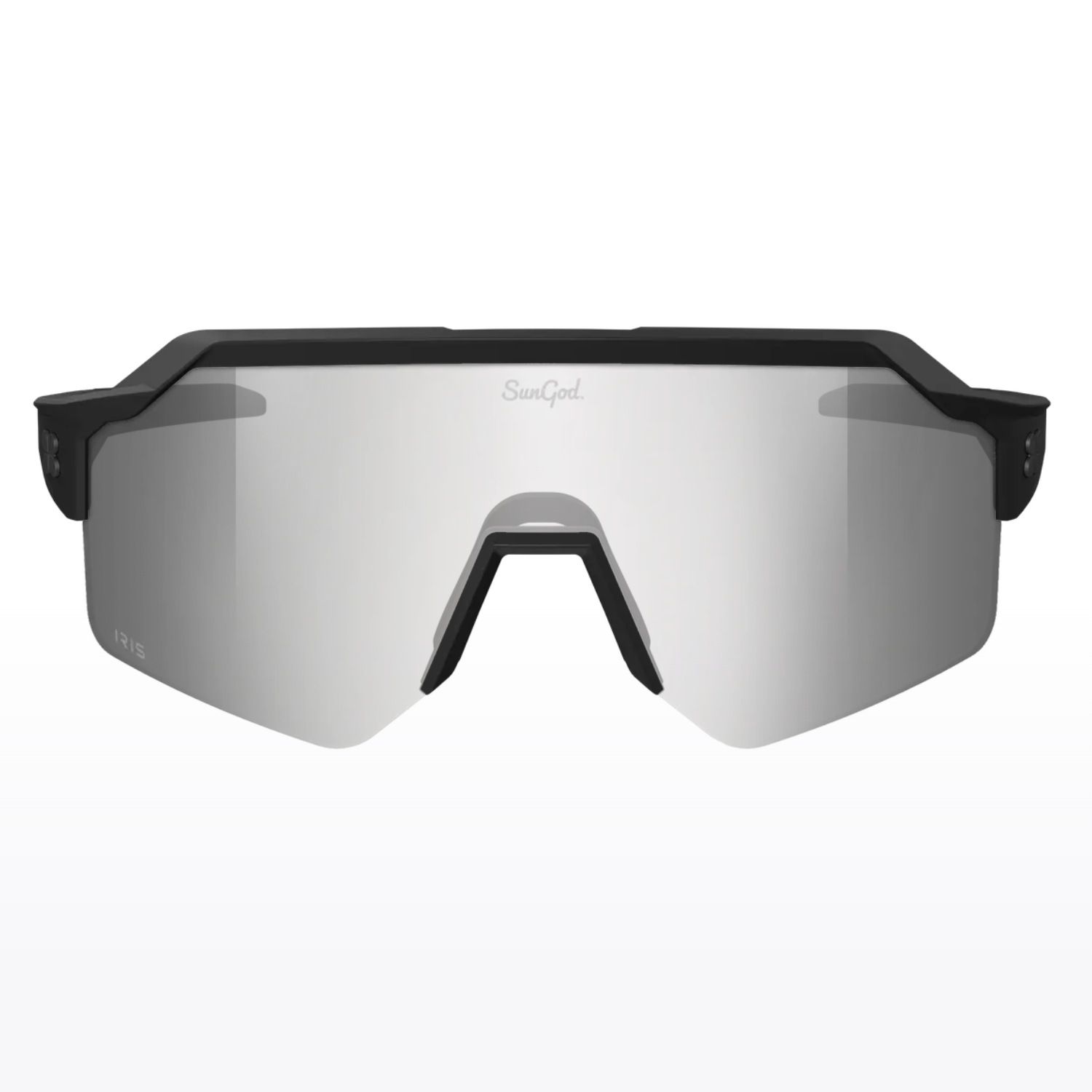 SunGod Vulcans™ Matte Black with Iris™ Smoke フォトクロミックサングラス | CYCLISM