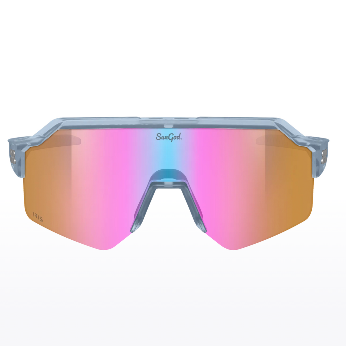 SunGod Vulcans™ Glacier Blue with Iris™ HV Blue フォトクロミックサングラス | CYCLISM