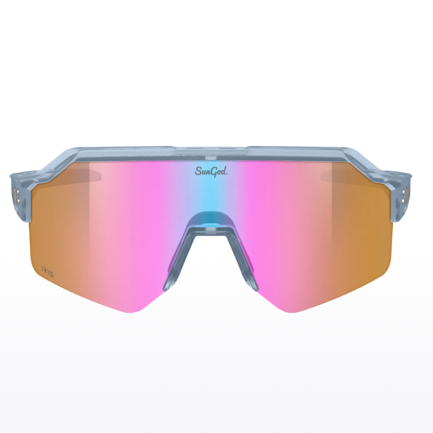SunGod Vulcans™ Glacier Blue with Iris™ HV Blue フォトクロミックサングラス | CYCLISM