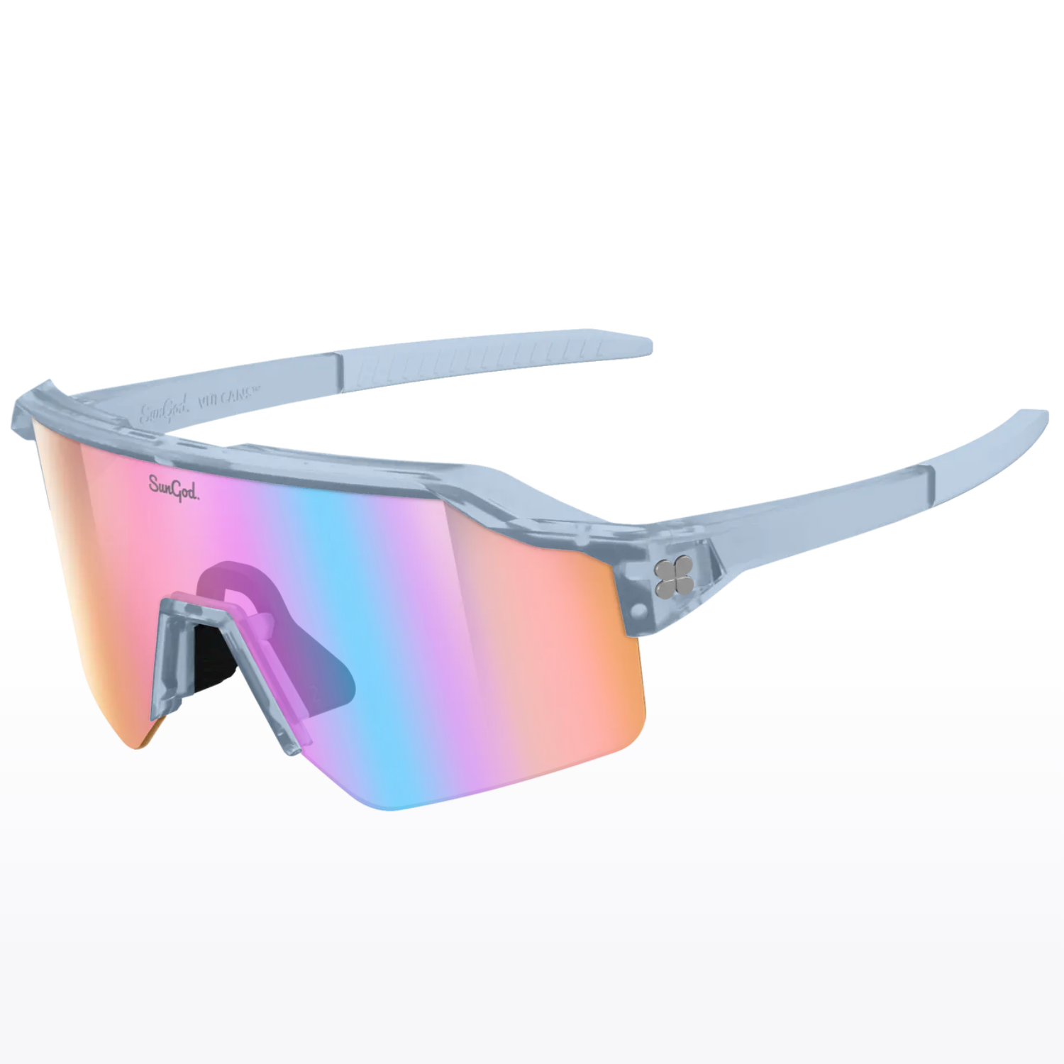 SunGod Vulcans™ Glacier Blue with Iris™ HV Blue フォトクロミックサングラス | CYCLISM