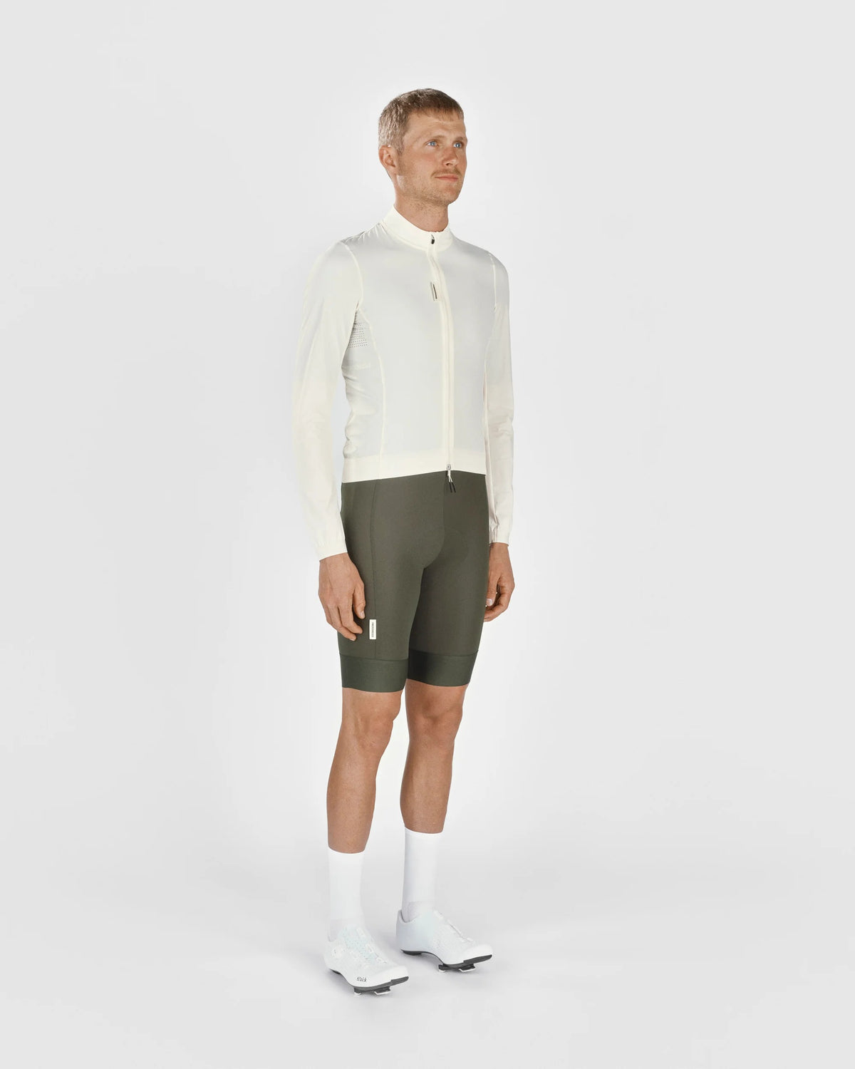 FINGERSCROSSED メンズ サイクル ウィンドジャケット｜Antique Cream 防風撥水｜CYCLISM