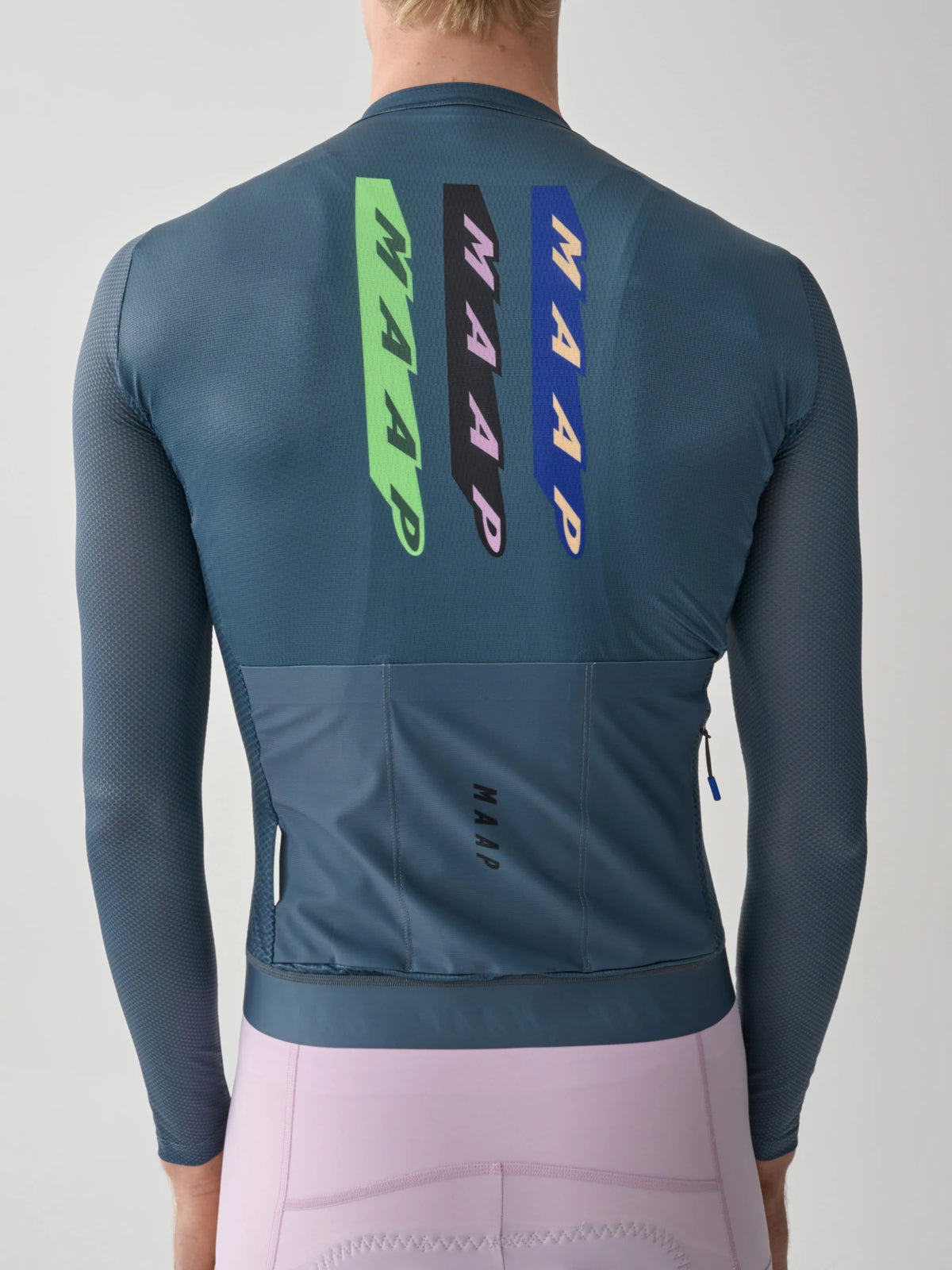 MAAP Evade X Pro Air LS 3.0 長袖サイクルジャージ〈Uniform Blue〉｜180g 超軽量｜CYCLISM