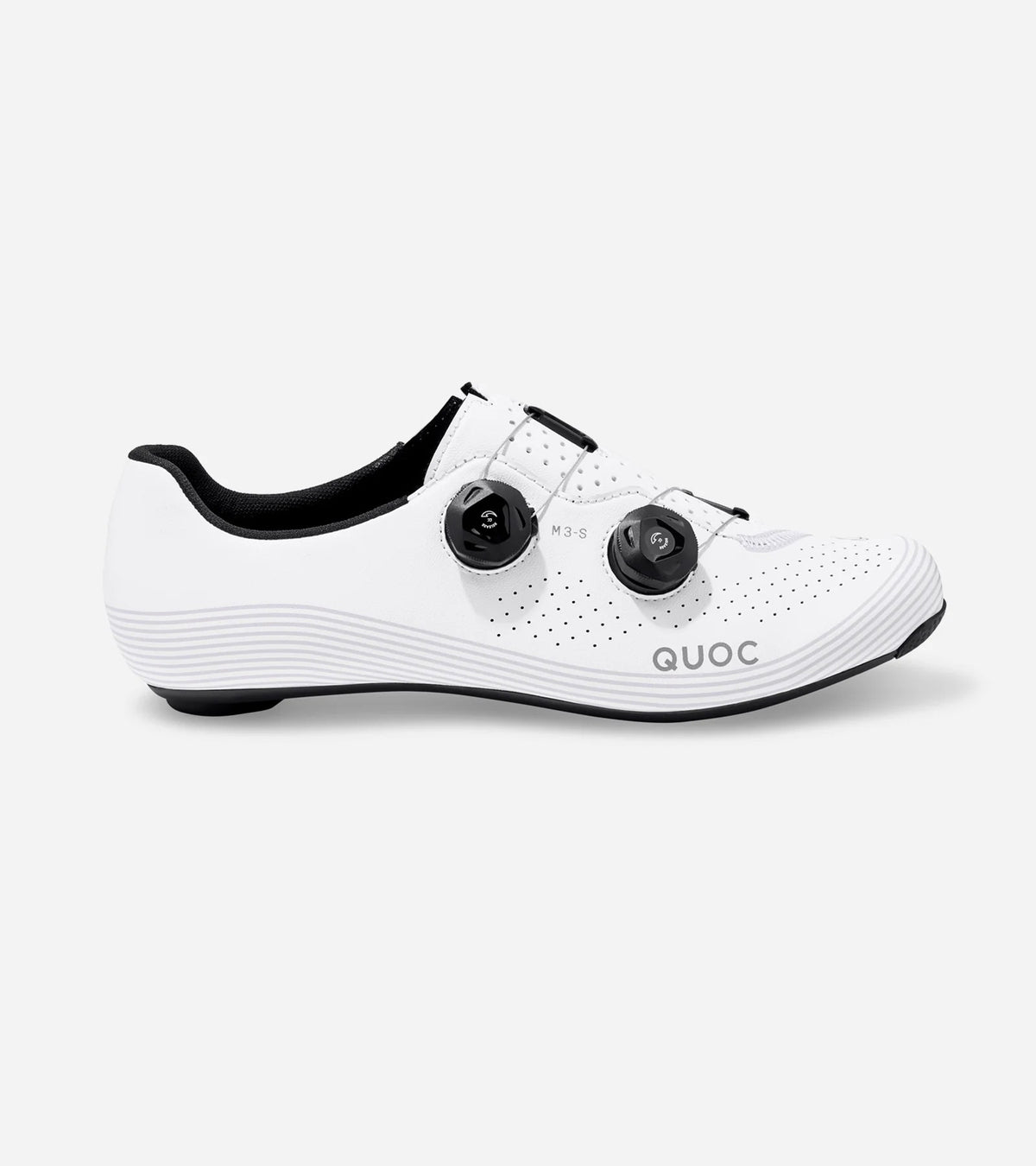 QUOC M3 Sport ホワイト｜高コスパ ンサイクリング カーボ ロードシューズ｜CYCLISM