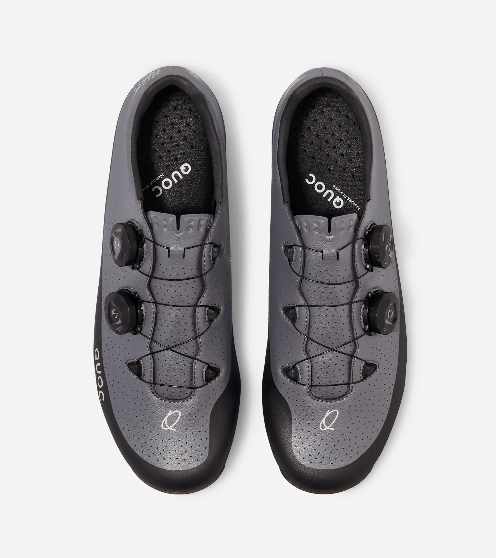 QUOC Gran Tourer XC チャコール｜グラベル & XC MTBシューズ｜カーボンソール&デュアルダイヤル｜CYCLISM