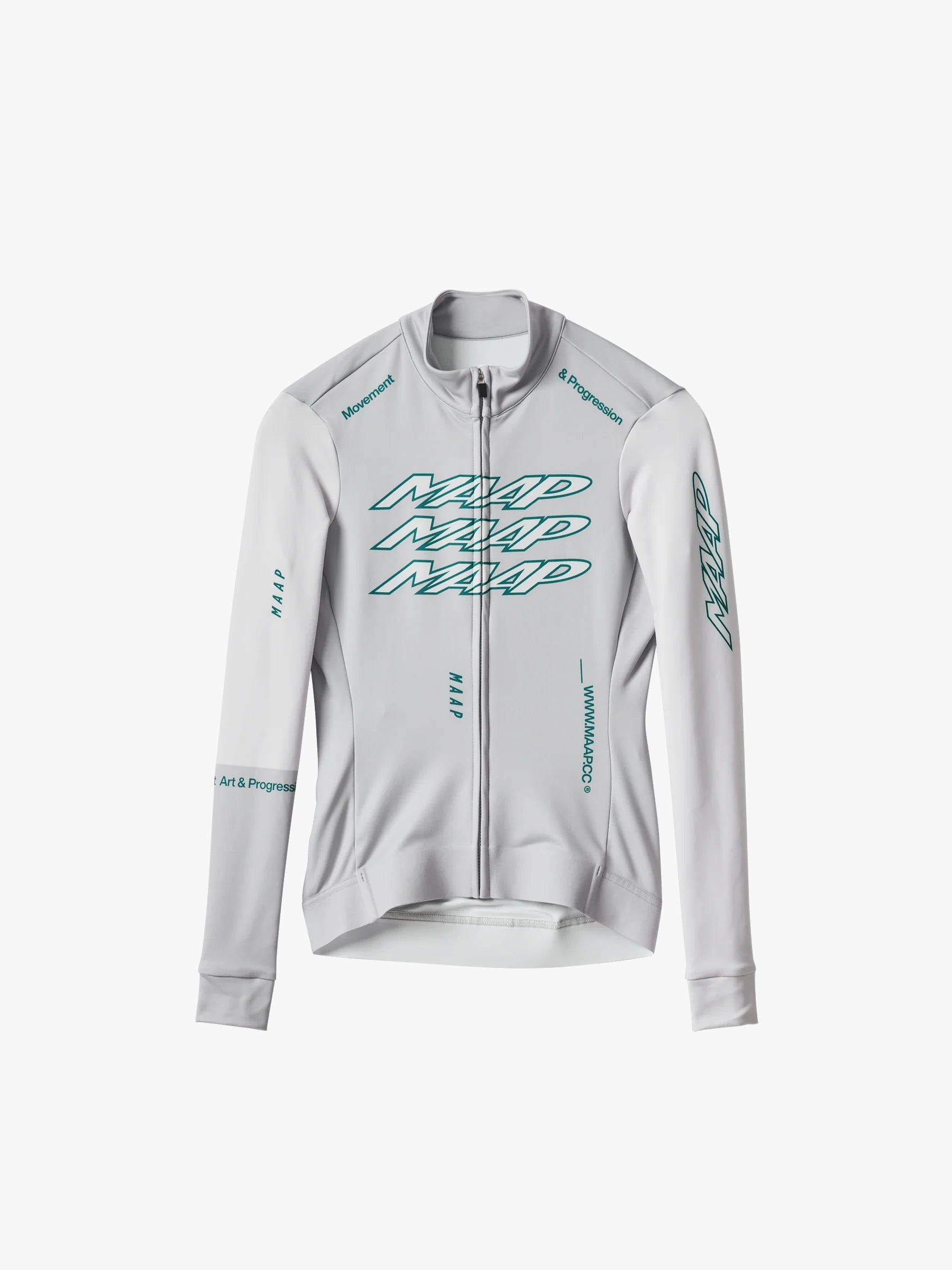 MAAP Drome Thermal LS Jersey Ice Gray | Men's Long Sleeve Thermal