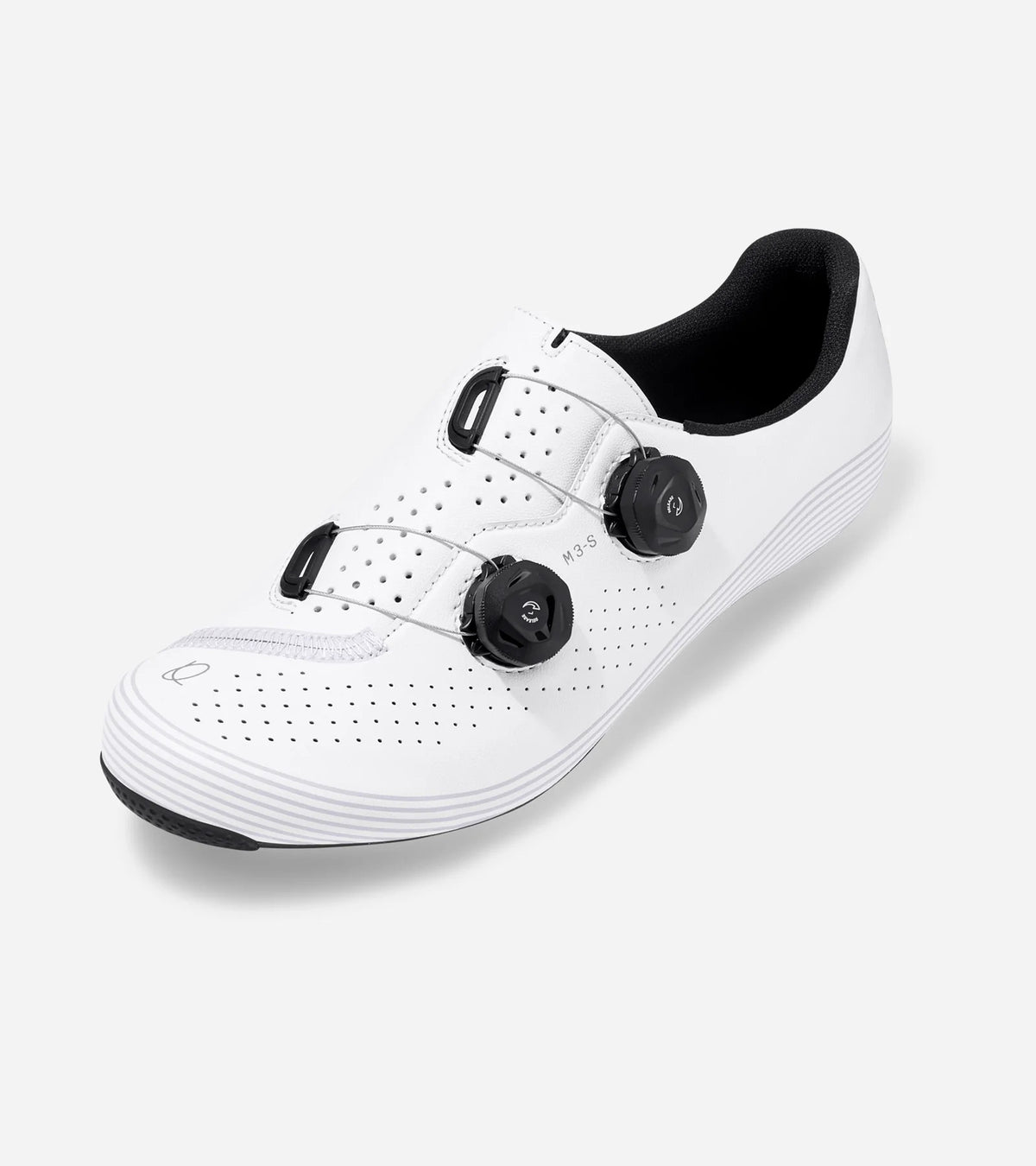 QUOC M3 Sport ホワイト｜高コスパ ンサイクリング カーボ ロードシューズ｜CYCLISM