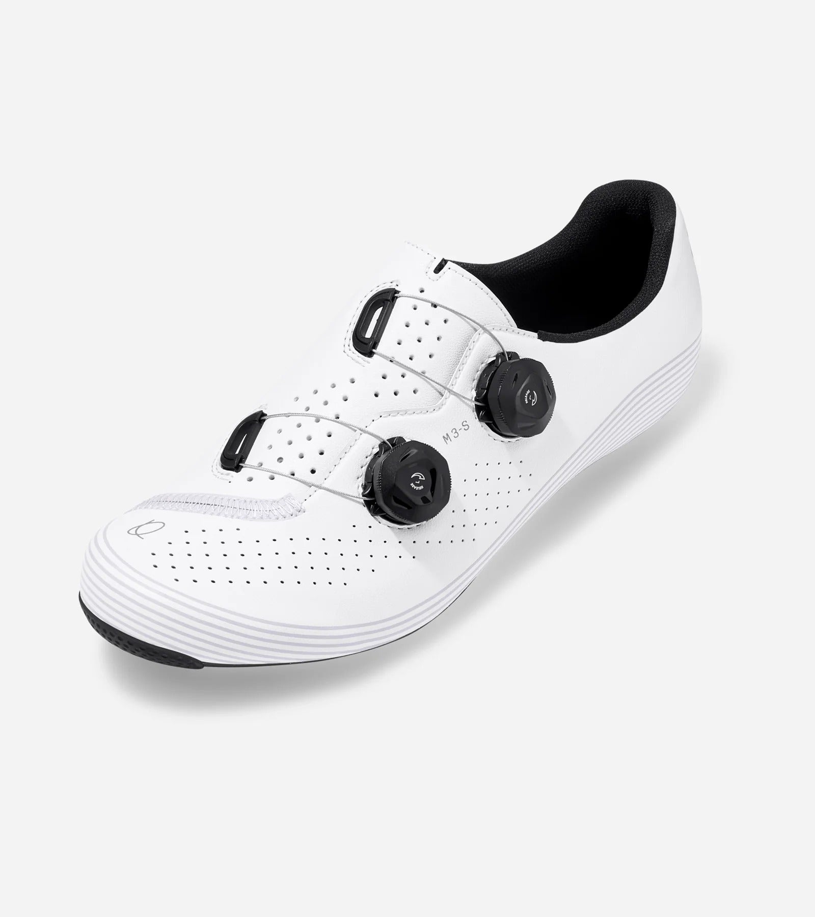 QUOC M3 Sport ホワイト｜高コスパ ンサイクリング カーボ ロードシューズ｜CYCLISM
