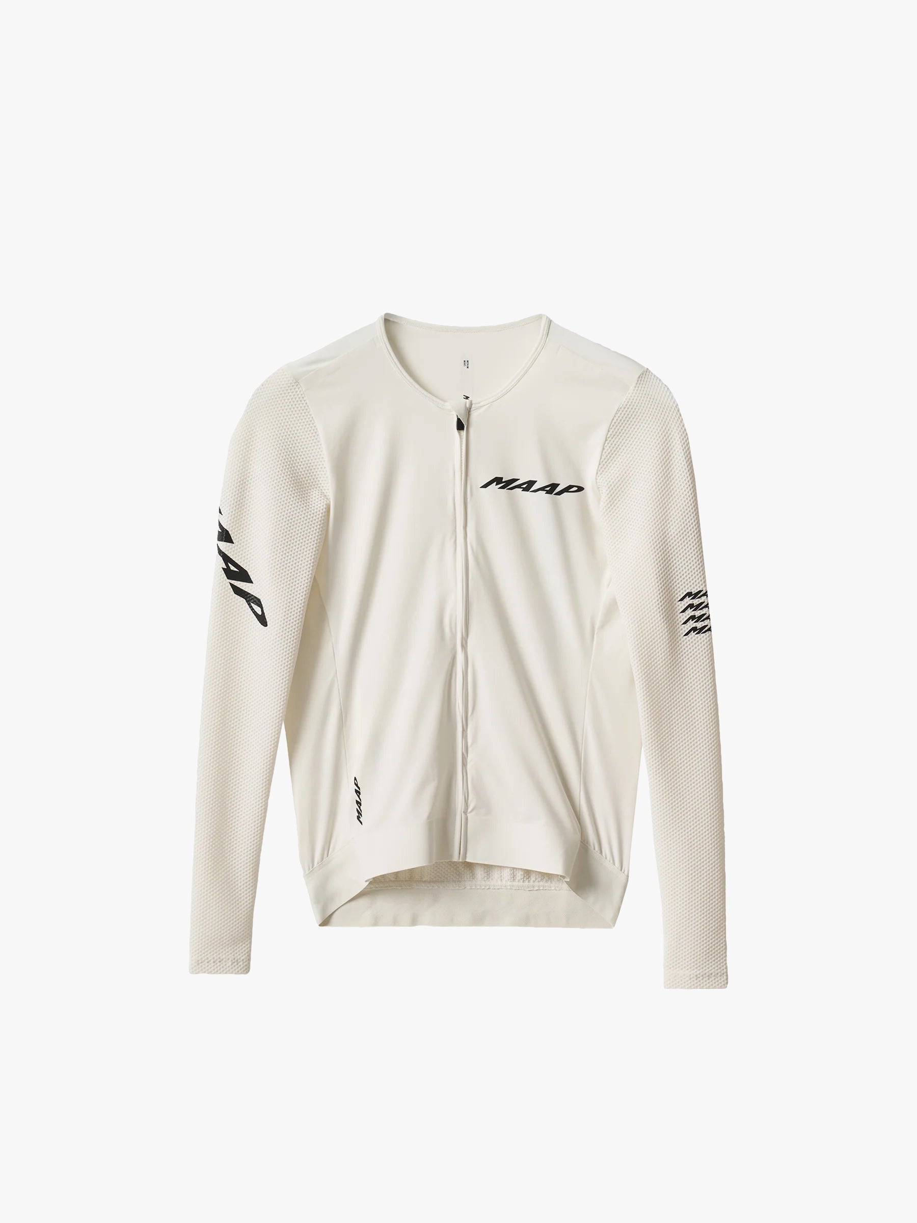 MAAP Emerge LS Jersey White｜Evade 後継・高通気レースフィット｜長袖サイクルジャージ｜CYCLISM