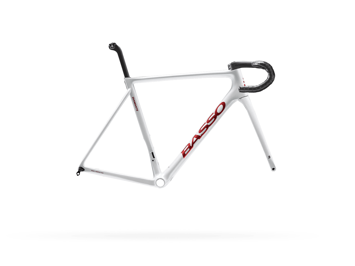 バッソ (Basso) Diamante White Fire フレームセット | CYCLISM