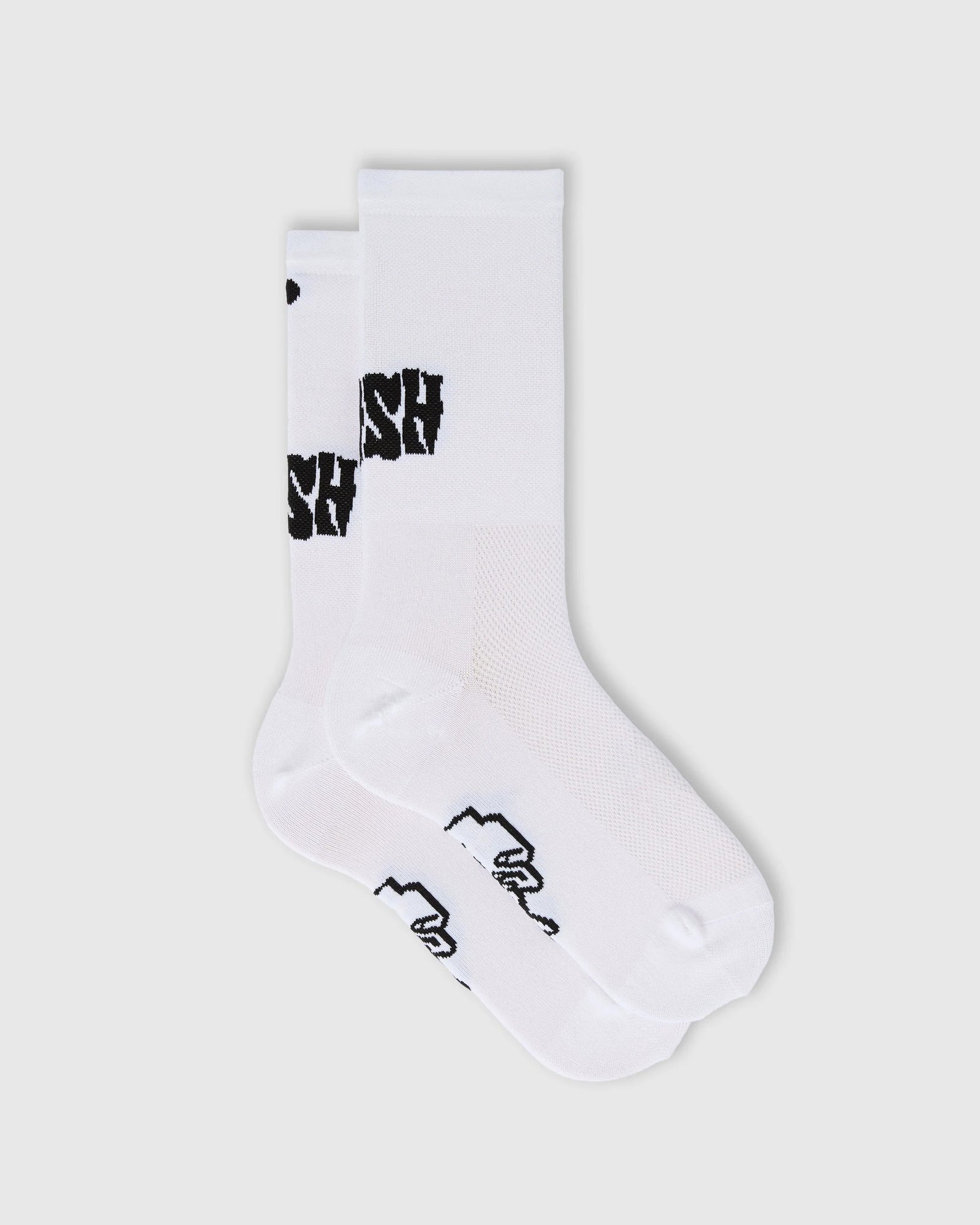 FINGERSCROSSED サイクルソックス #CLASSIC TRIP PUSH + RUSH ホワイト｜夏限定｜CYCLISM