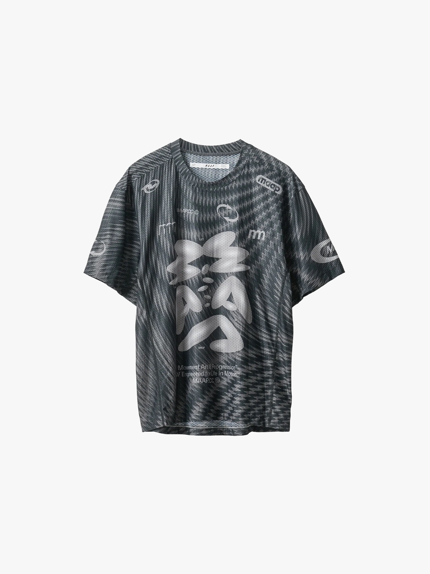 MAAP Spectrum Air Mesh Tee Carbon Black エアメッシュ半袖Tシャツ