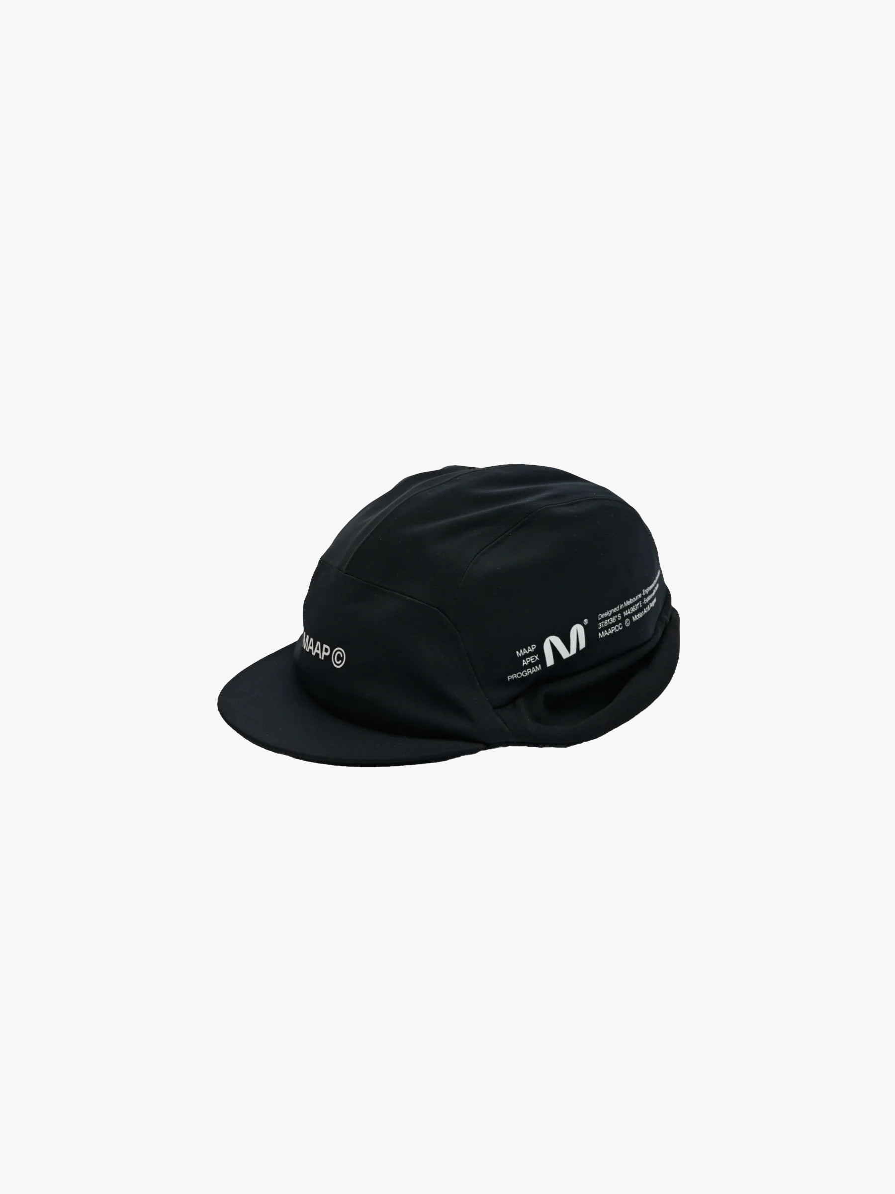 MAAP Apex Deep Winter Cap Black｜防水防風・耳当て付き 冬用サイクルキャップ｜CYCLISM