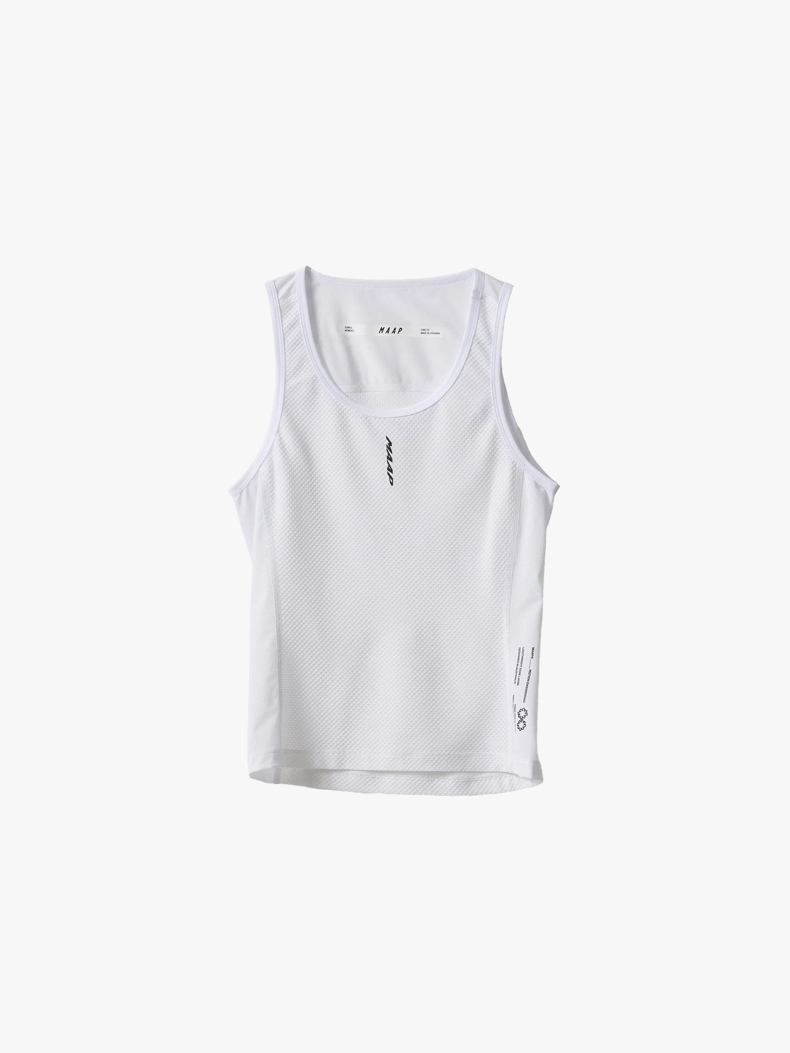 MAAP Women's Mesh Base Layer White｜レディースサイクリングベースレイヤー｜CYCLISM
