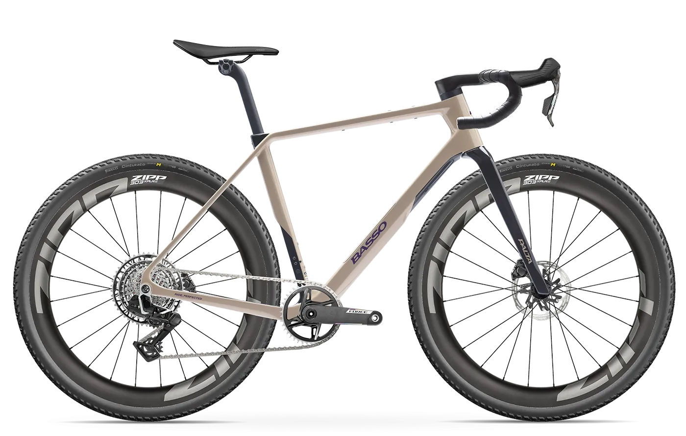 バッソ (Basso) Palta III SRAM Force XPLR AXS Purple Dust グラベルバイク | CYCLISM