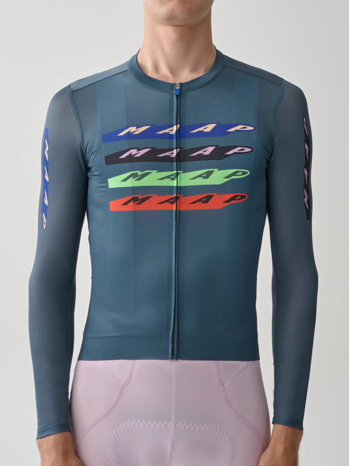 MAAP Evade X Pro Air LS 3.0 長袖サイクルジャージ〈Uniform Blue〉｜180g 超軽量｜CYCLISM