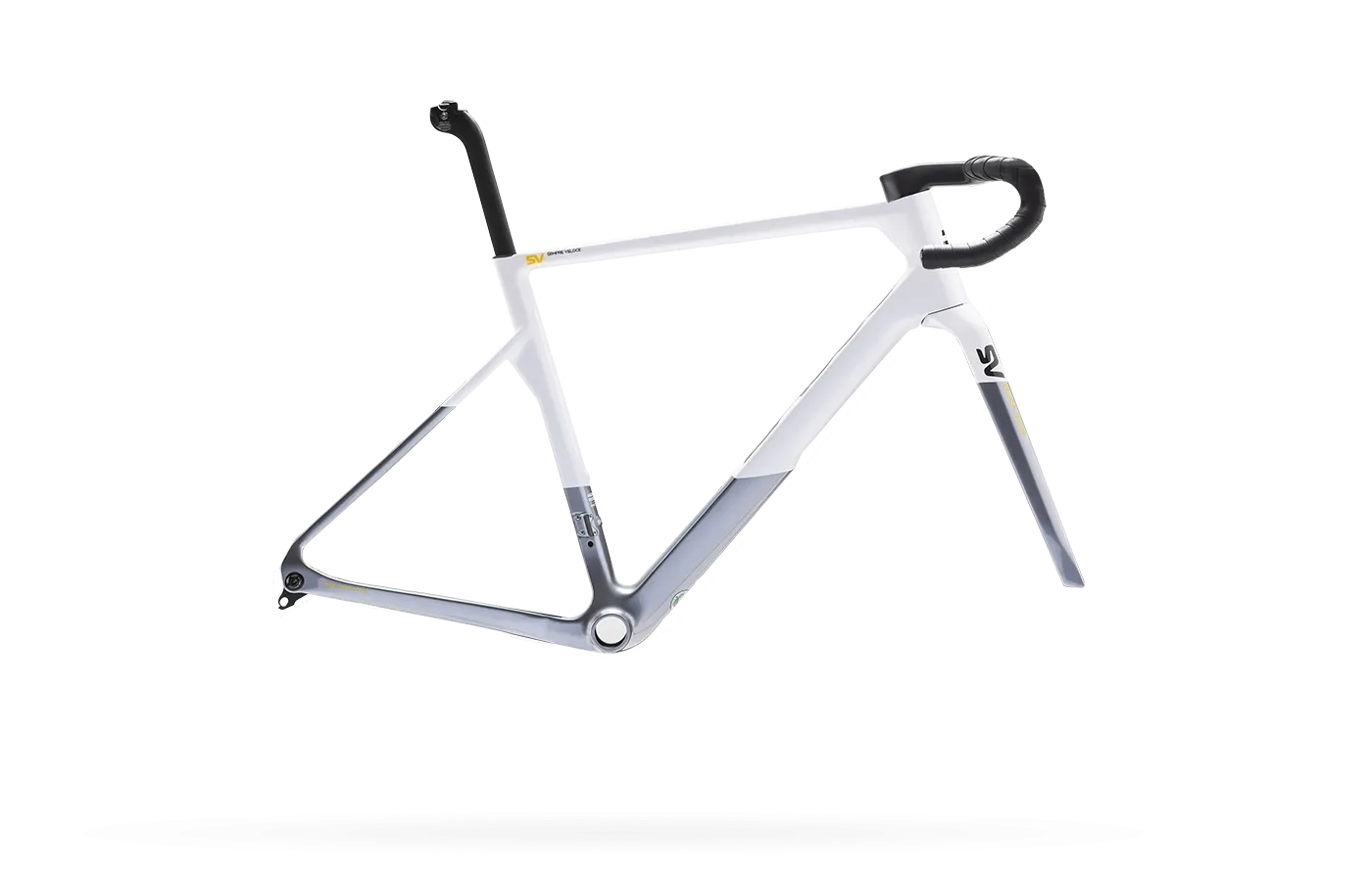 バッソ SVフレームセット Elan White | Sempre Veloce | 100%メイド・イン・イタリー | CYCLISM