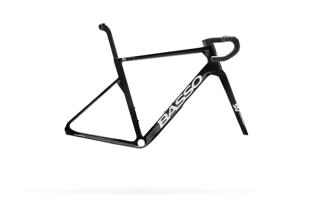 バッソ SVフレームセット Pure Black | Sempre Veloce | 100%メイド・イン・イタリー | CYCLISM