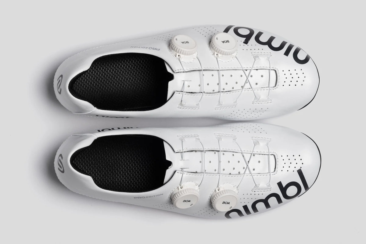 Nimbl ULTIMATE EXCEED Pro Edition White サイクルロードシューズ Nimbl ULTIMATE EXCEED Pro Edition White サイクルロードシューズ
