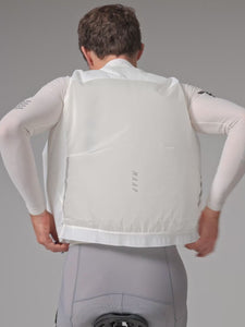 MAAP Flow Vest Optic White｜超軽量ウィンドベスト・パッカブル｜CYCLISM