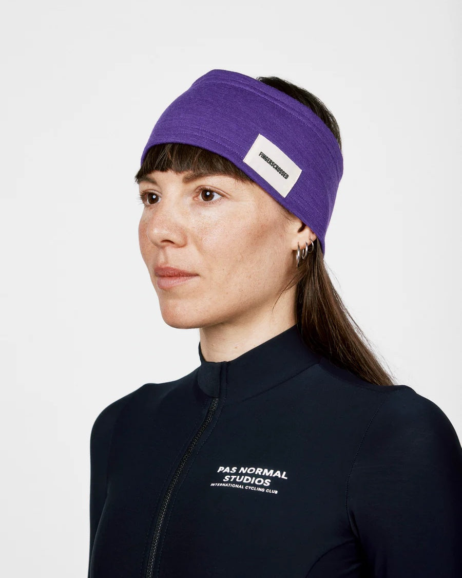 Fingerscrossed #Headband サイクル ヘッドバンド バイオレット | CYCLISM