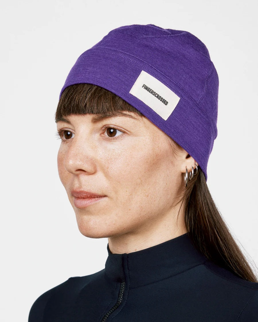 Fingerscrossed #Beanie サイクル ハット バイオレット| CYCLISM